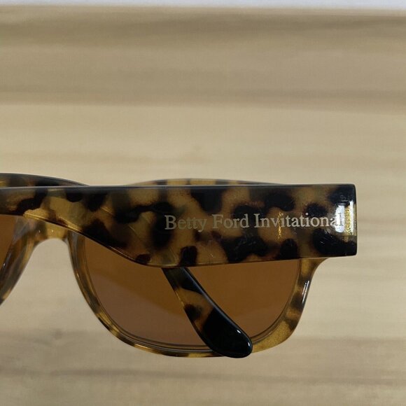 Bolle Geometric Tortoise Brown Sunglasses 485 Betty‎ Ford Invitational Frames - Picture 8 of 9